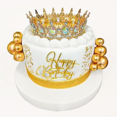 Torta Glitter Cake o torta Corona Escarcha