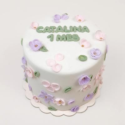 Torta floral -torta para mujeres - torta para mi esposa - torta para mi mamá - torta para mi enamorada