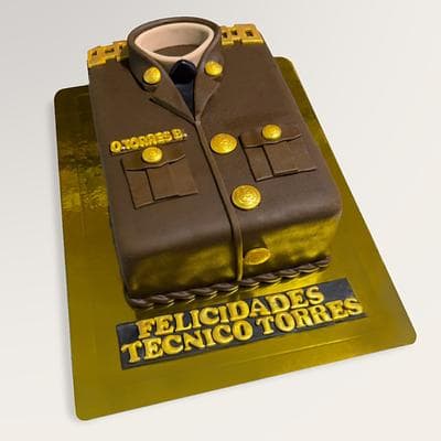 Torta ejército de gala del Perú