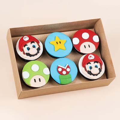 Cupcakes decorados en fondant